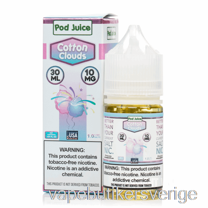 Vape Sverige Bomullsmoln - Pod Juice - 30ml 55mg